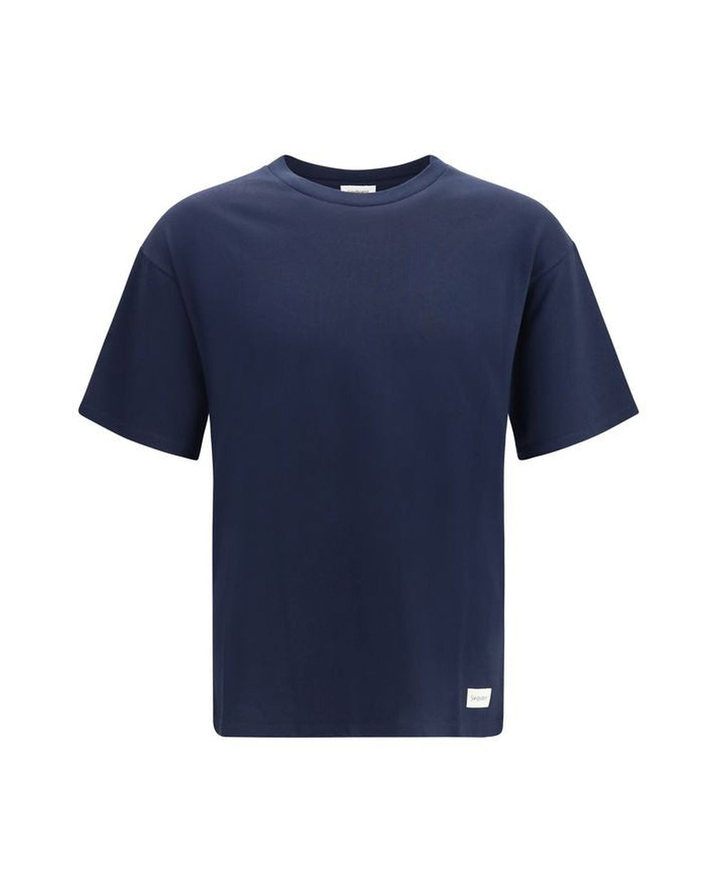 Saint Laurent Blue Cotton T-Shirt