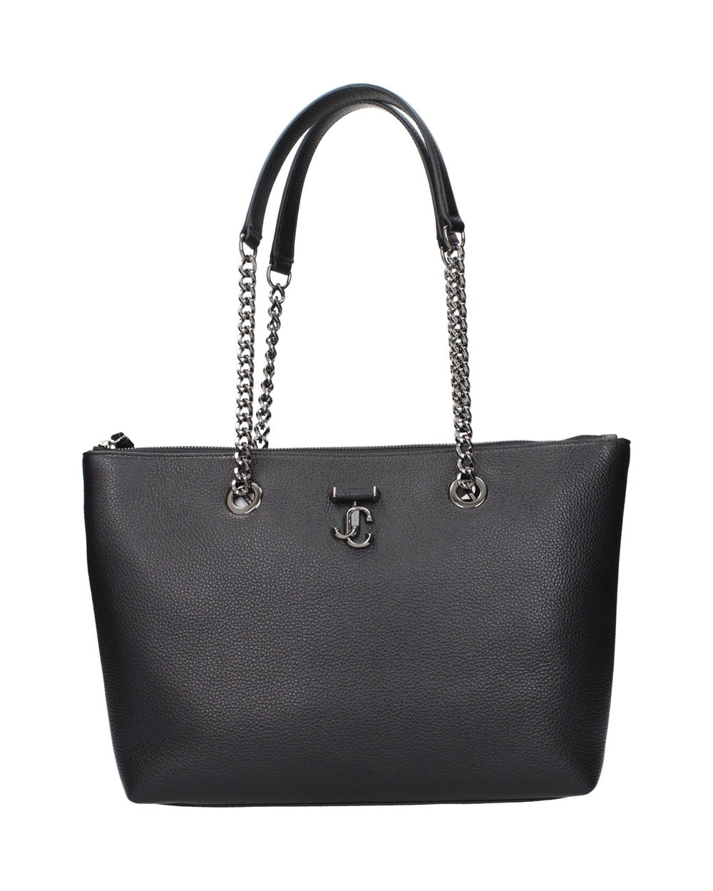 Jimmy Choo Black Leather Shoulder Bag
