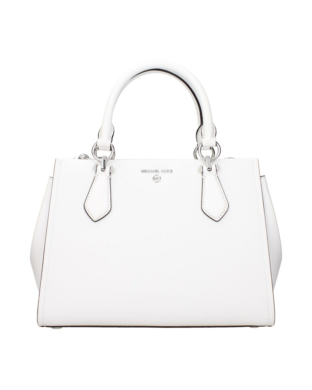 Michael Kors White Leather Handbag