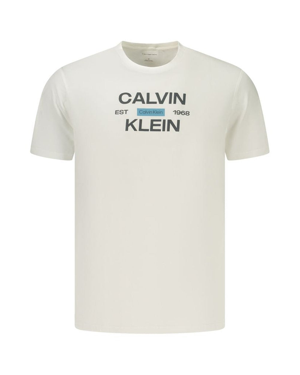 Calvin Klein White Cotton Men's T-Shirt