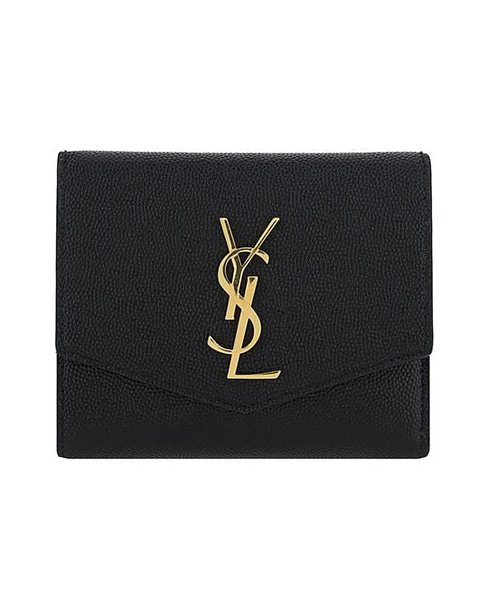 Saint Laurent Black Calf Leather Bos Taurus Wallet