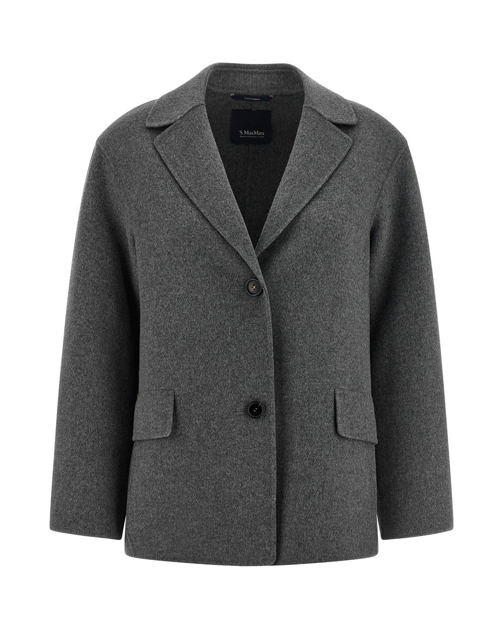 'S Max Mara Gray Virgin Wool Blazer