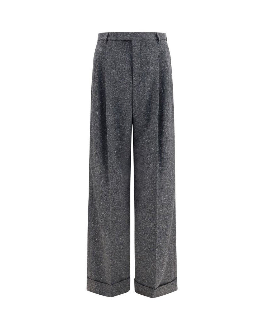 Valentino Garavani Gray Wool Oves Aries Pants