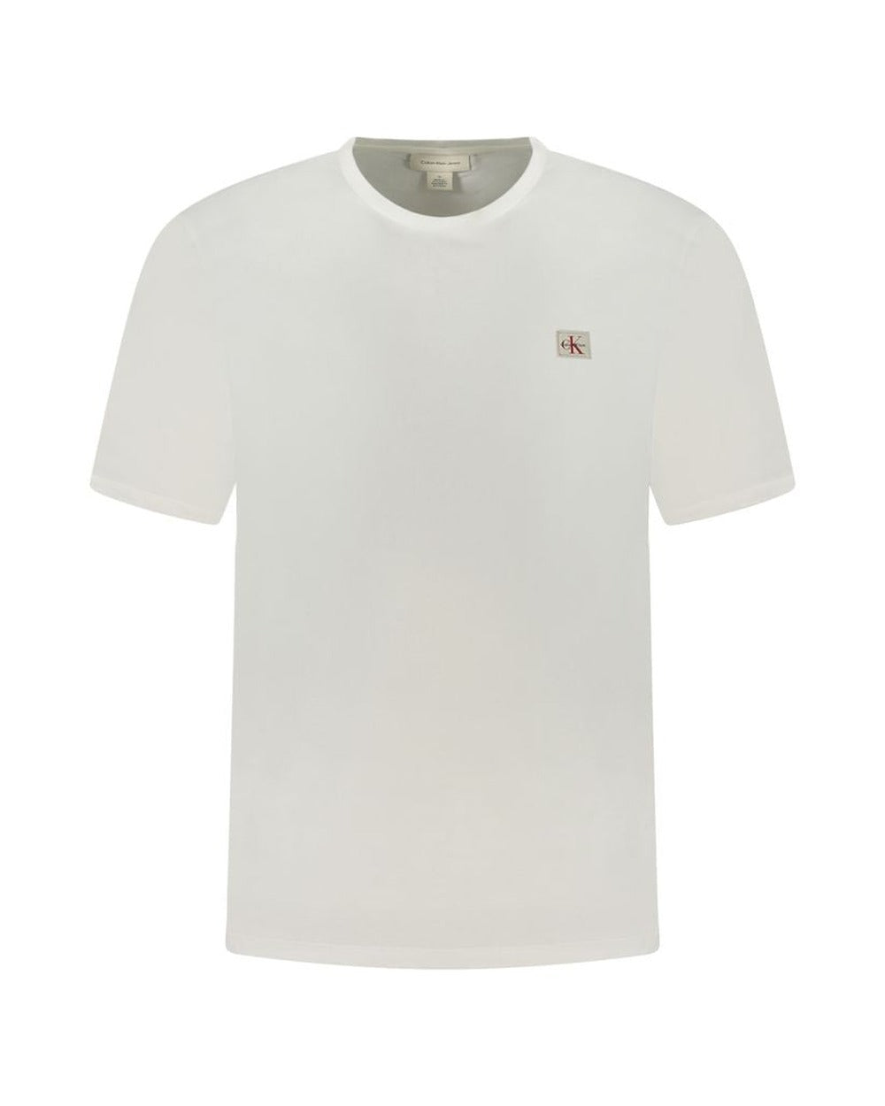 Calvin Klein White Cotton Men T-Shirt