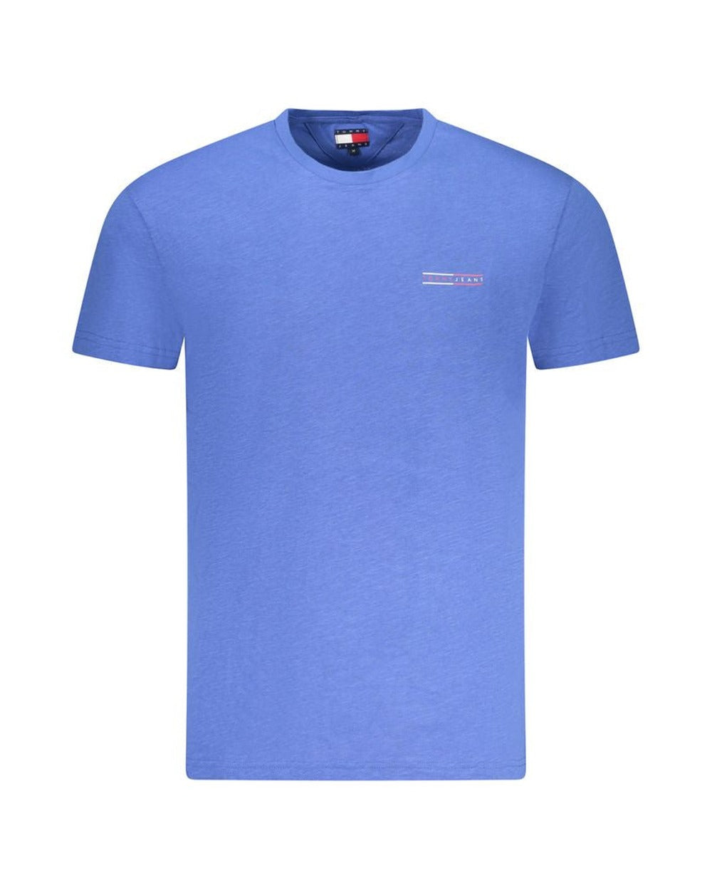 Tommy Hilfiger Blue Cotton Men T-Shirt