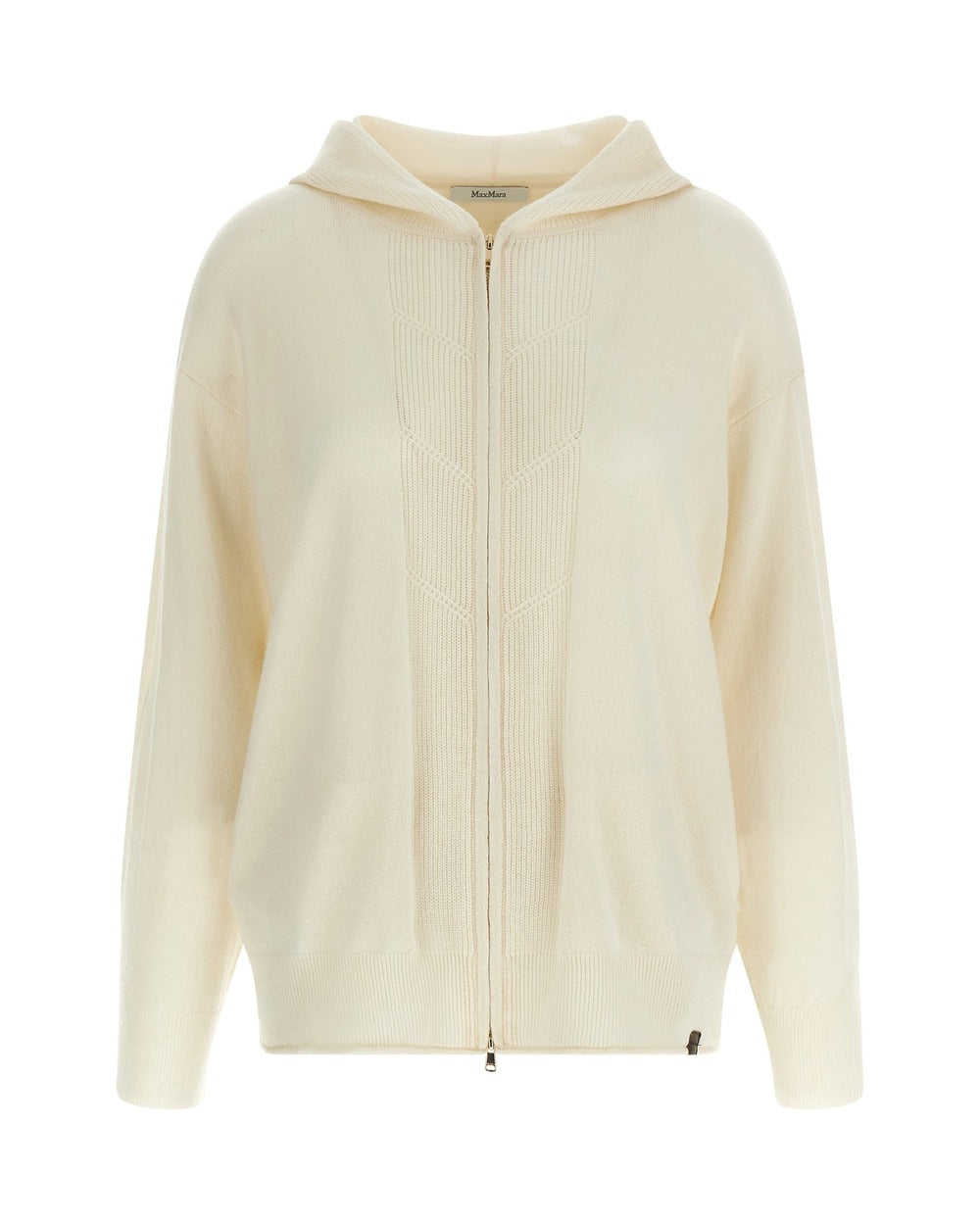 Max Mara White Cashmere Cardigan