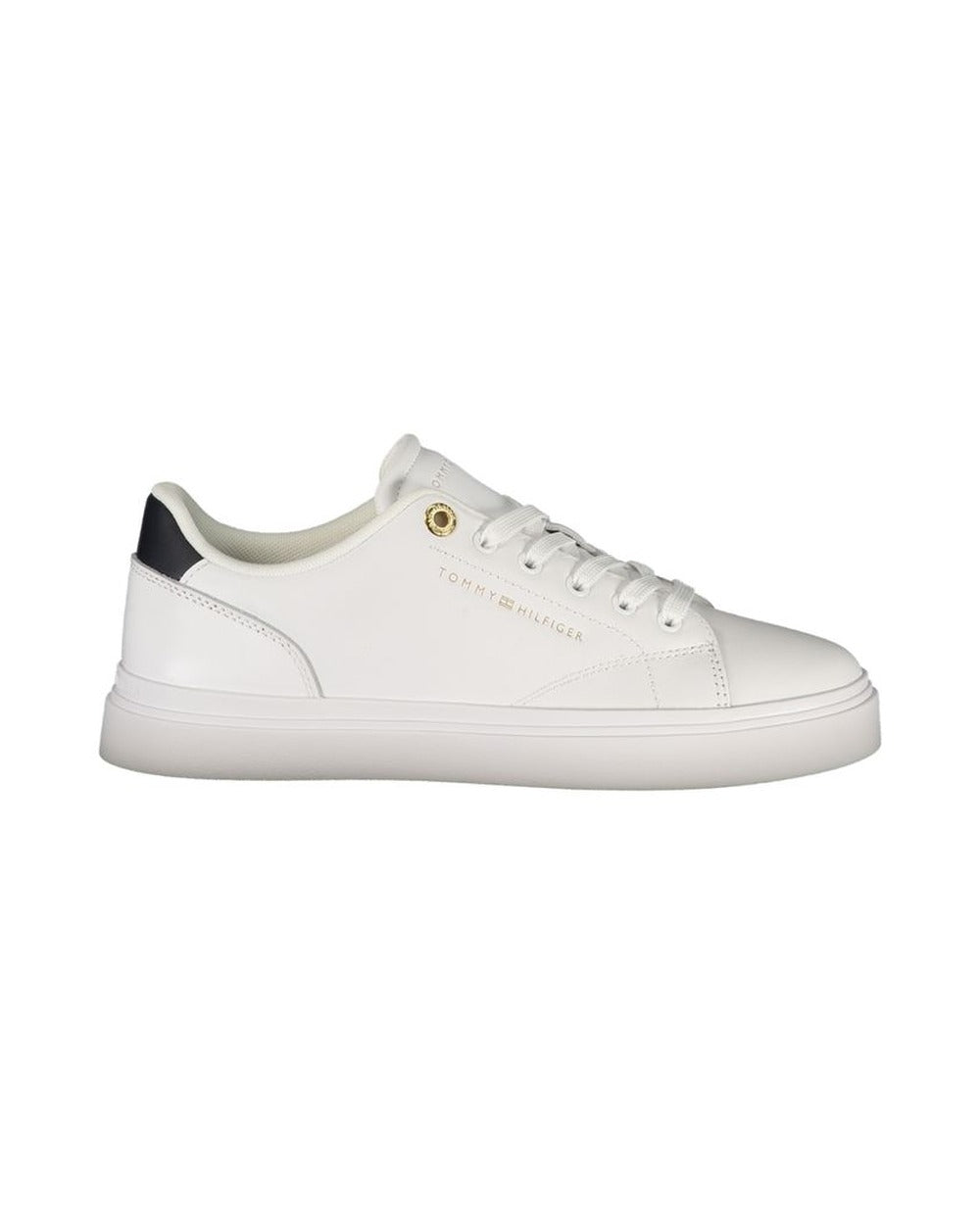 Tommy Hilfiger Bianco Polyurethane Women's Sneaker