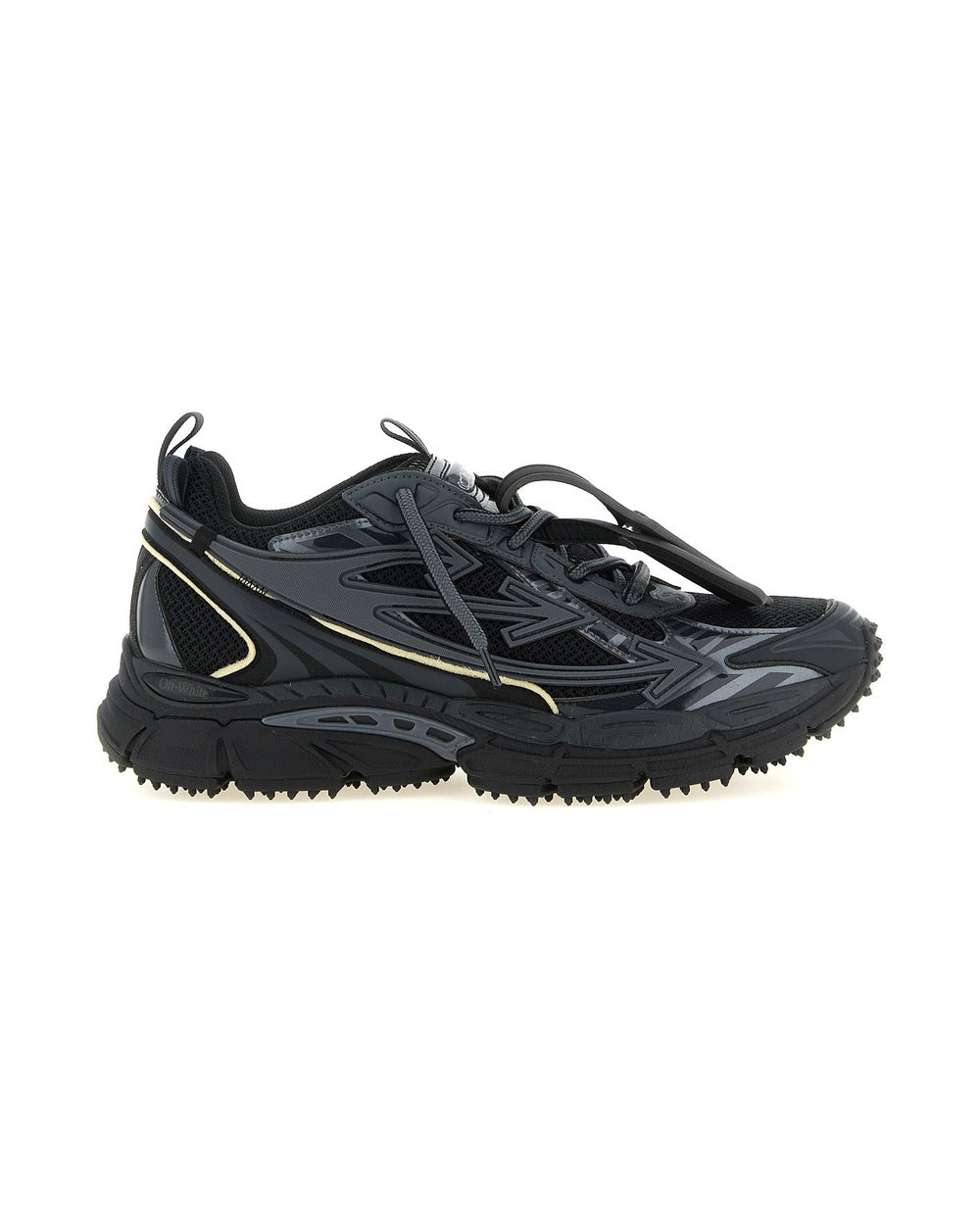 Off-White Black Polyethylene Athletic Sneakers