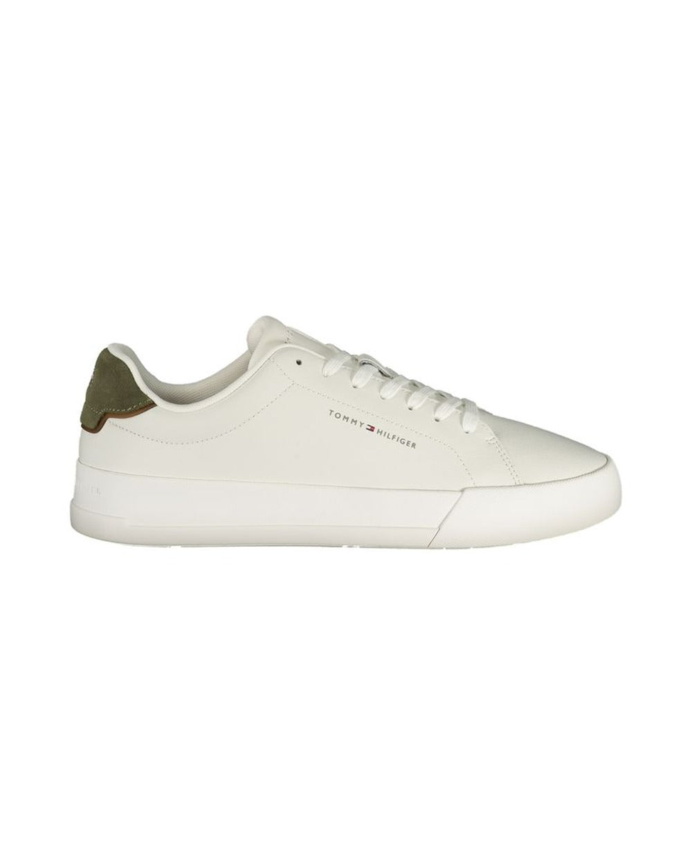 Tommy Hilfiger White Polyurethane Men Sneaker