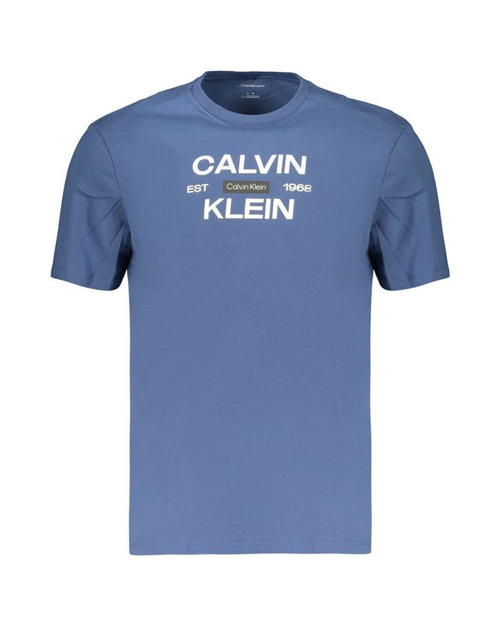 Calvin Klein Blue Cotton Men's T-Shirt