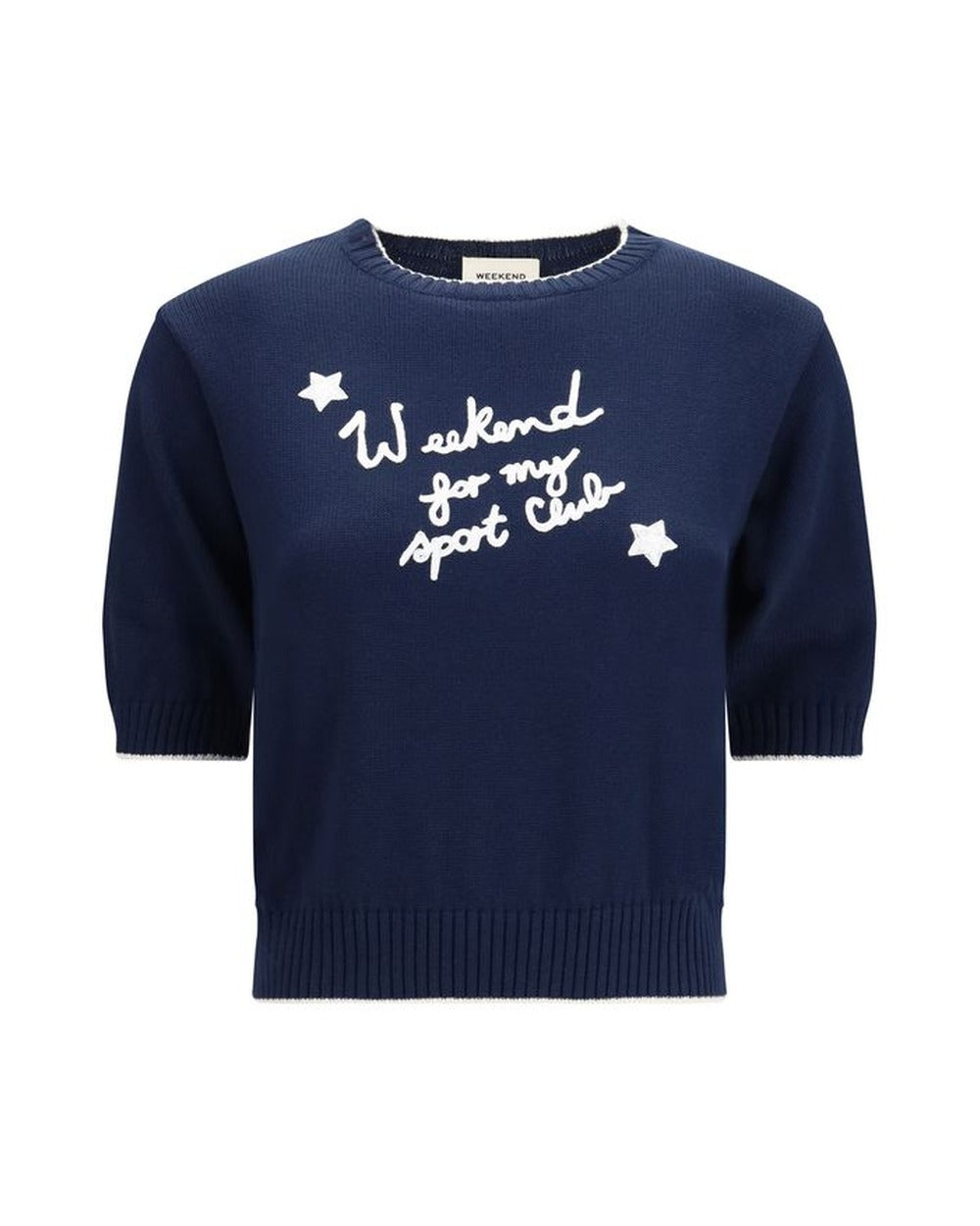 Max Mara Blue Cotton Sweatshirt