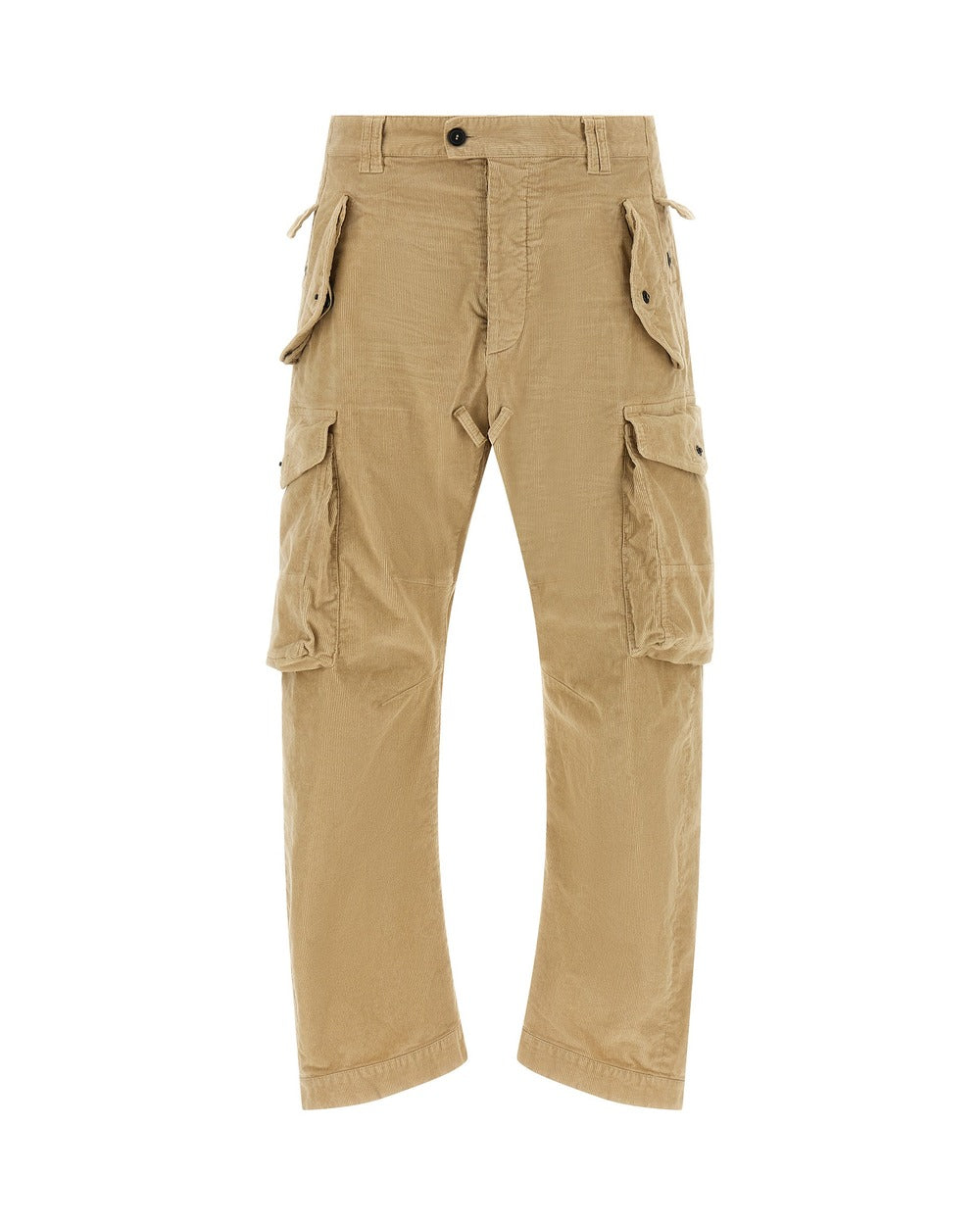 Dsquared² Beige Cotton Cargo Pants