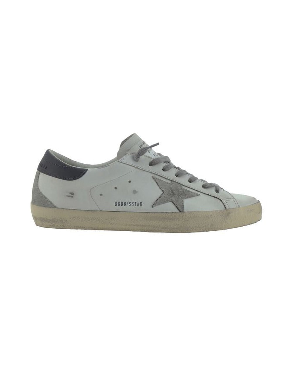 Golden Goose White Goatskin Low Top Sneakers