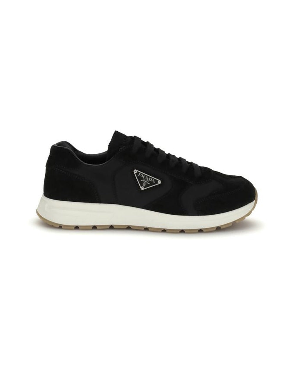 Prada Black Recycled Polyamide Athletic Sneakers