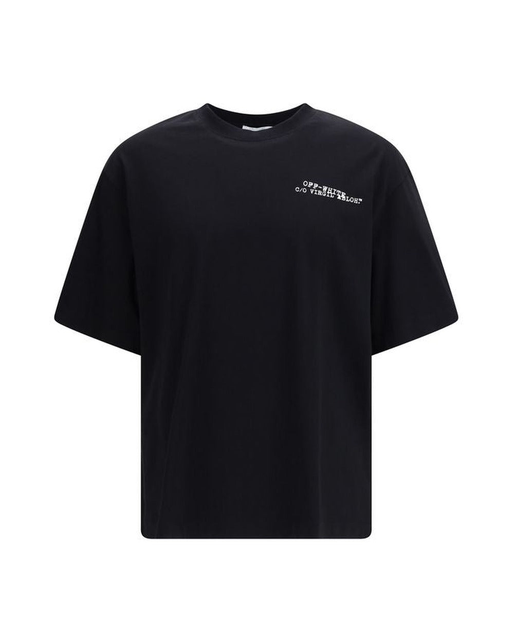 Off-White Black Cotton T-Shirt
