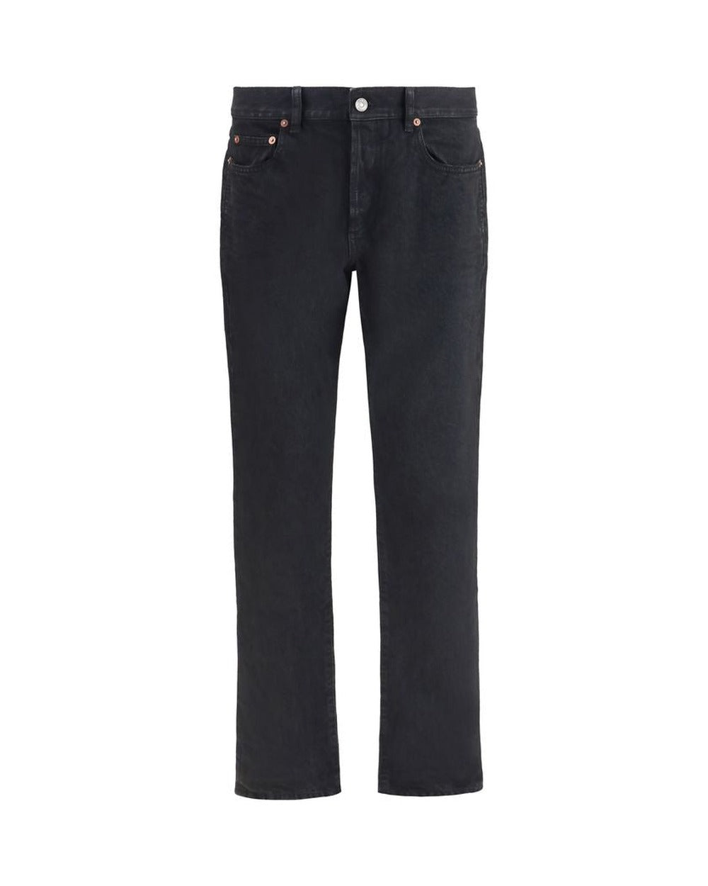 Saint Laurent Black Cotton Slim Fit Jeans