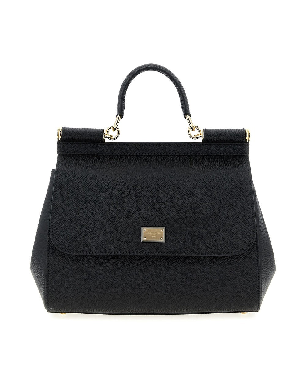Dolce & Gabbana Black Calfskin Handbag