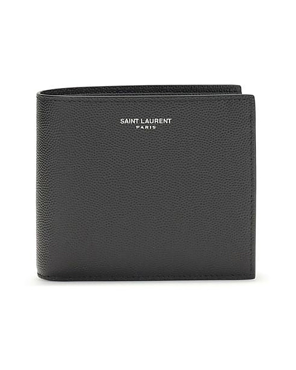 Saint Laurent Black Calf Leather Bos Taurus Wallet