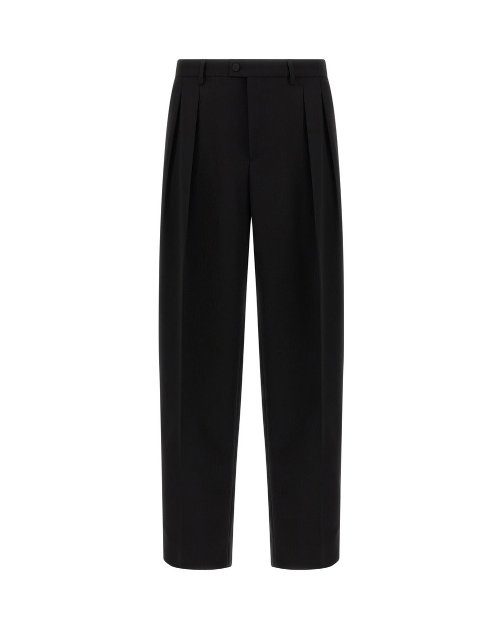 Dolce & Gabbana Black Virgin Wool Dress Pants