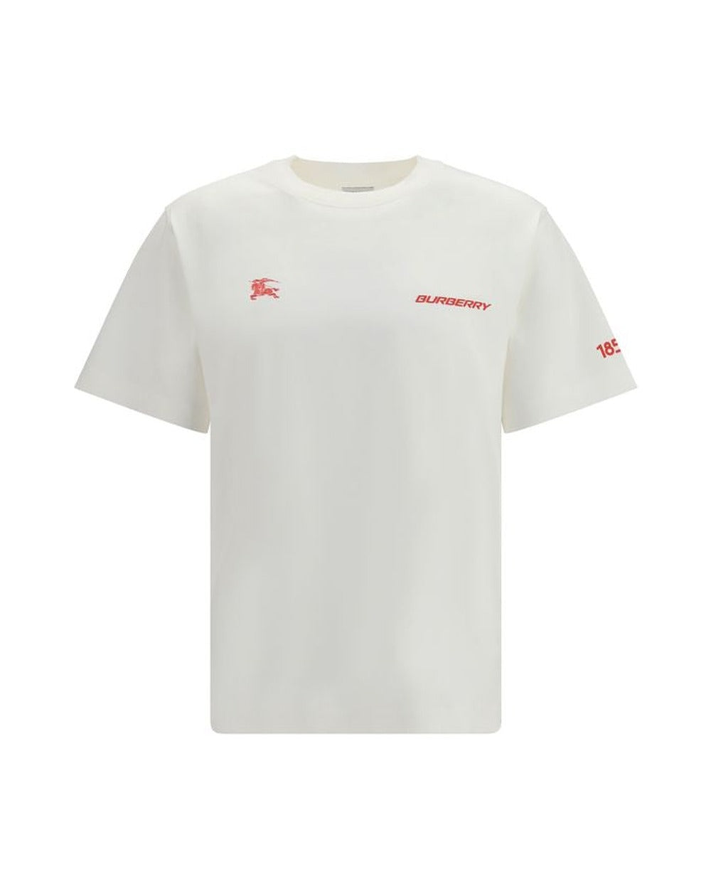 Burberry White Cotton Sportswear