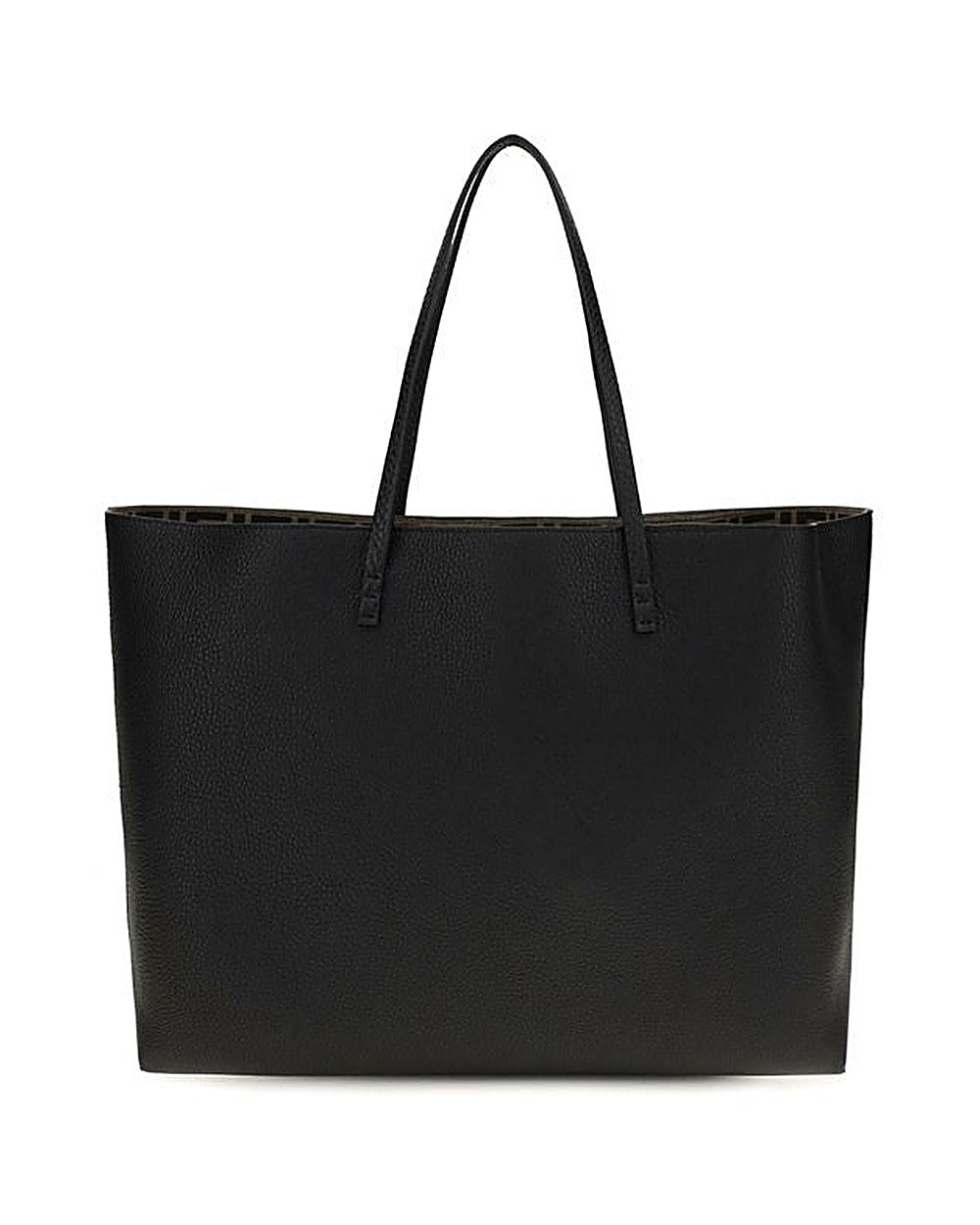 Fendi Black Calf Leather Bos Taurus Shoulder Bag
