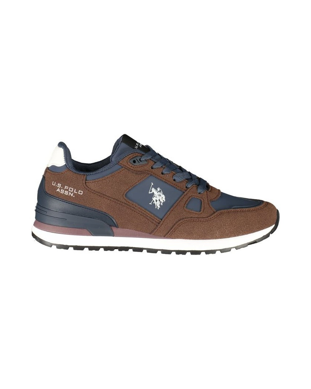 U.S. POLO ASSN. Brown Polyurethane Men's Sneaker