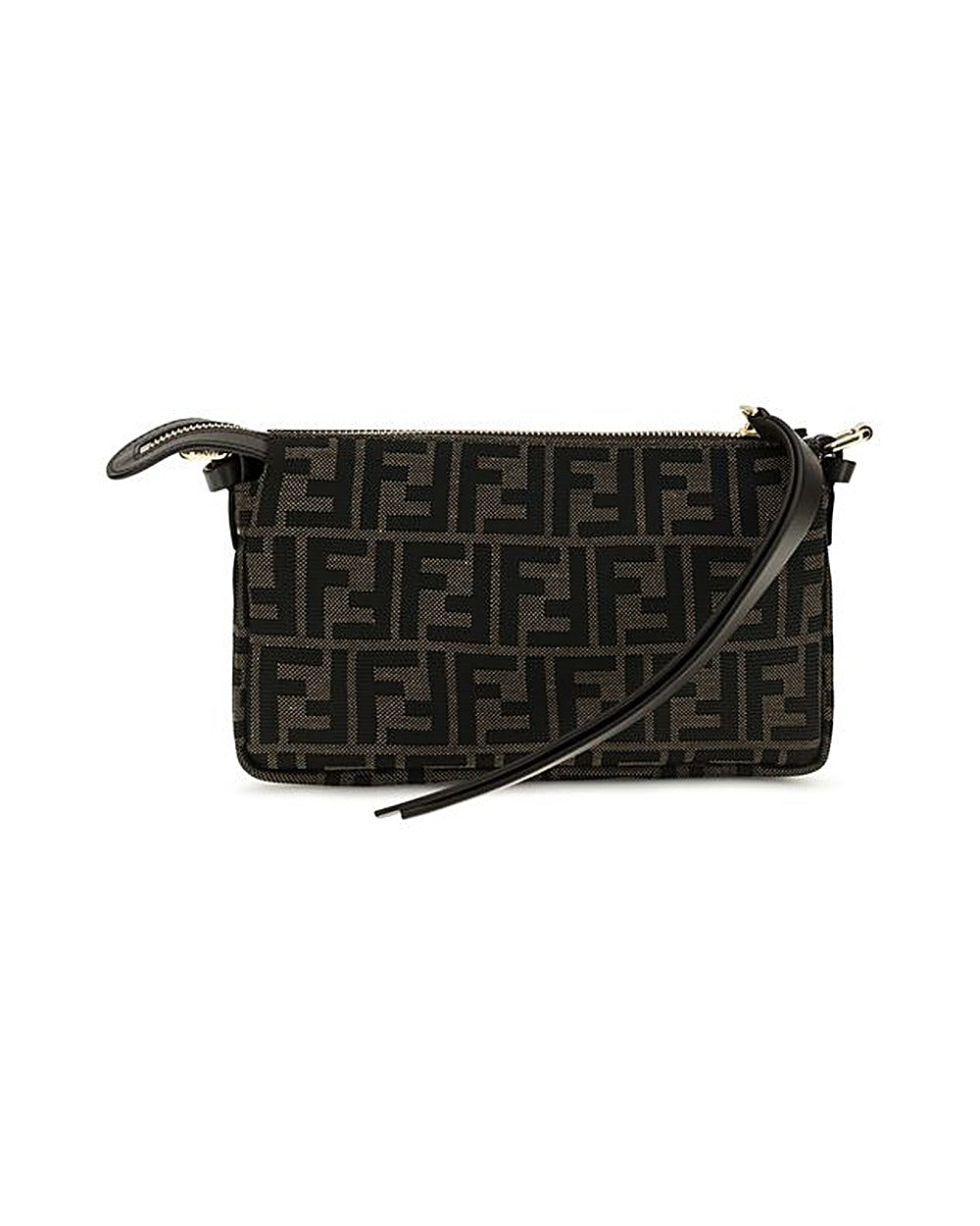 Fendi Brown Polyester Shoulder Bag