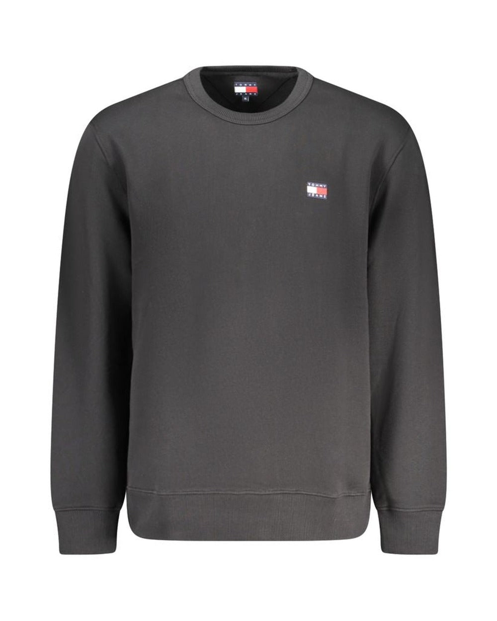 Tommy Hilfiger Black Cotton Mens Sweatshirt