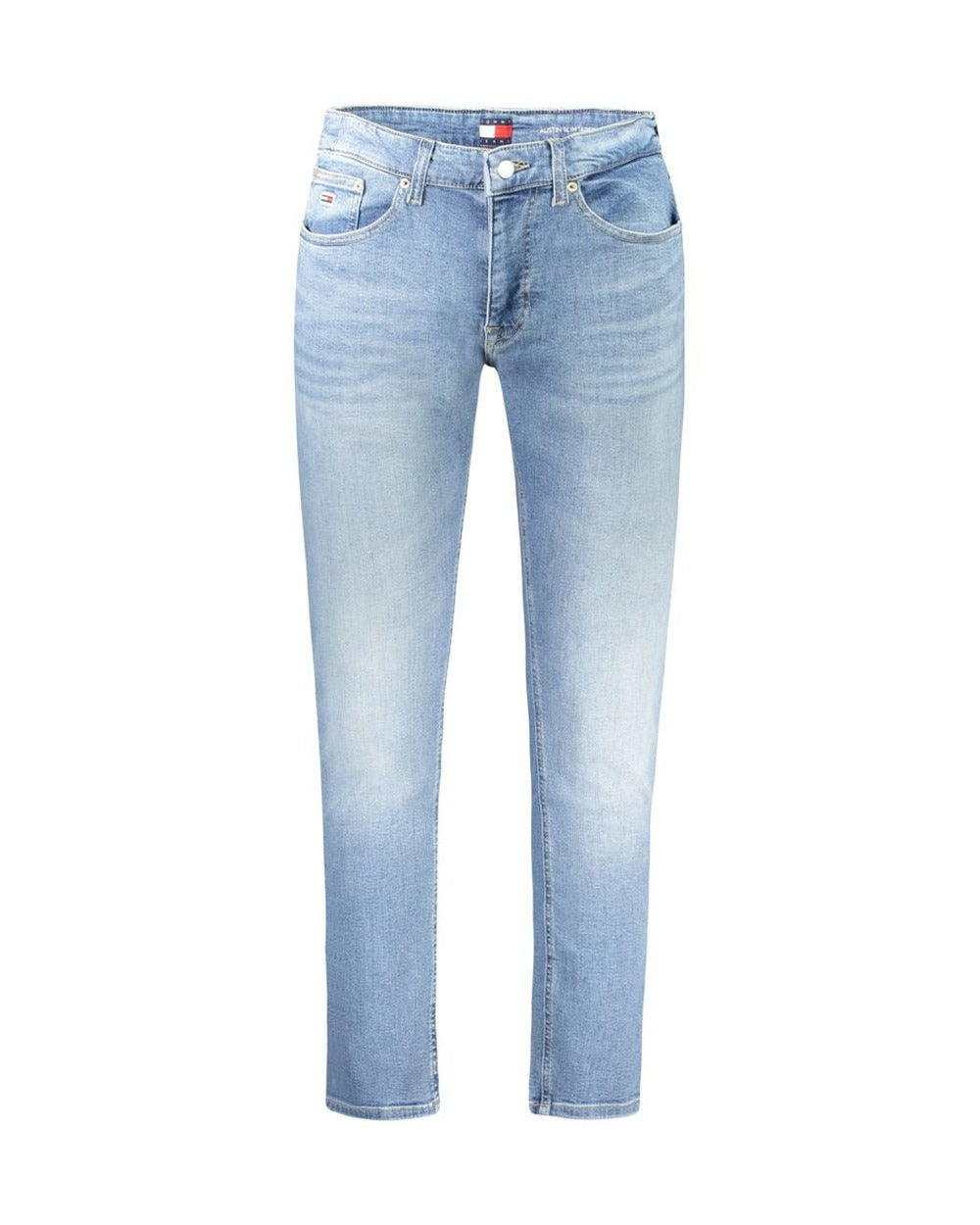 Tommy Hilfiger Azzurro Cotton Men's Slim Tapered Jean
