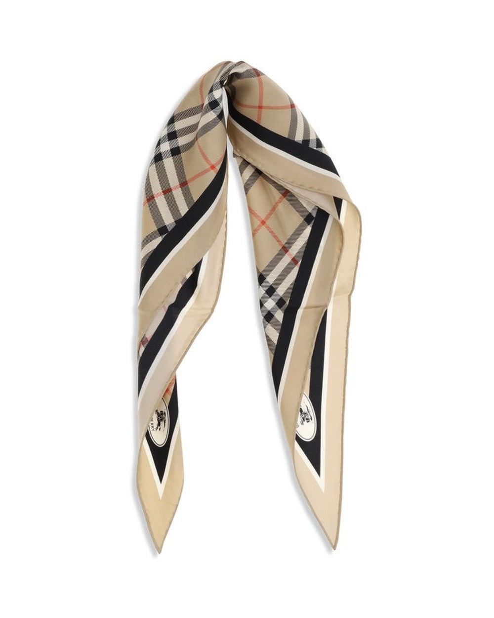Burberry Beige Silk Scarf