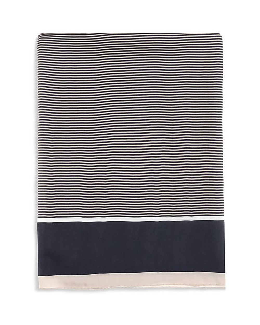 Saint Laurent Blue Silk Scarf