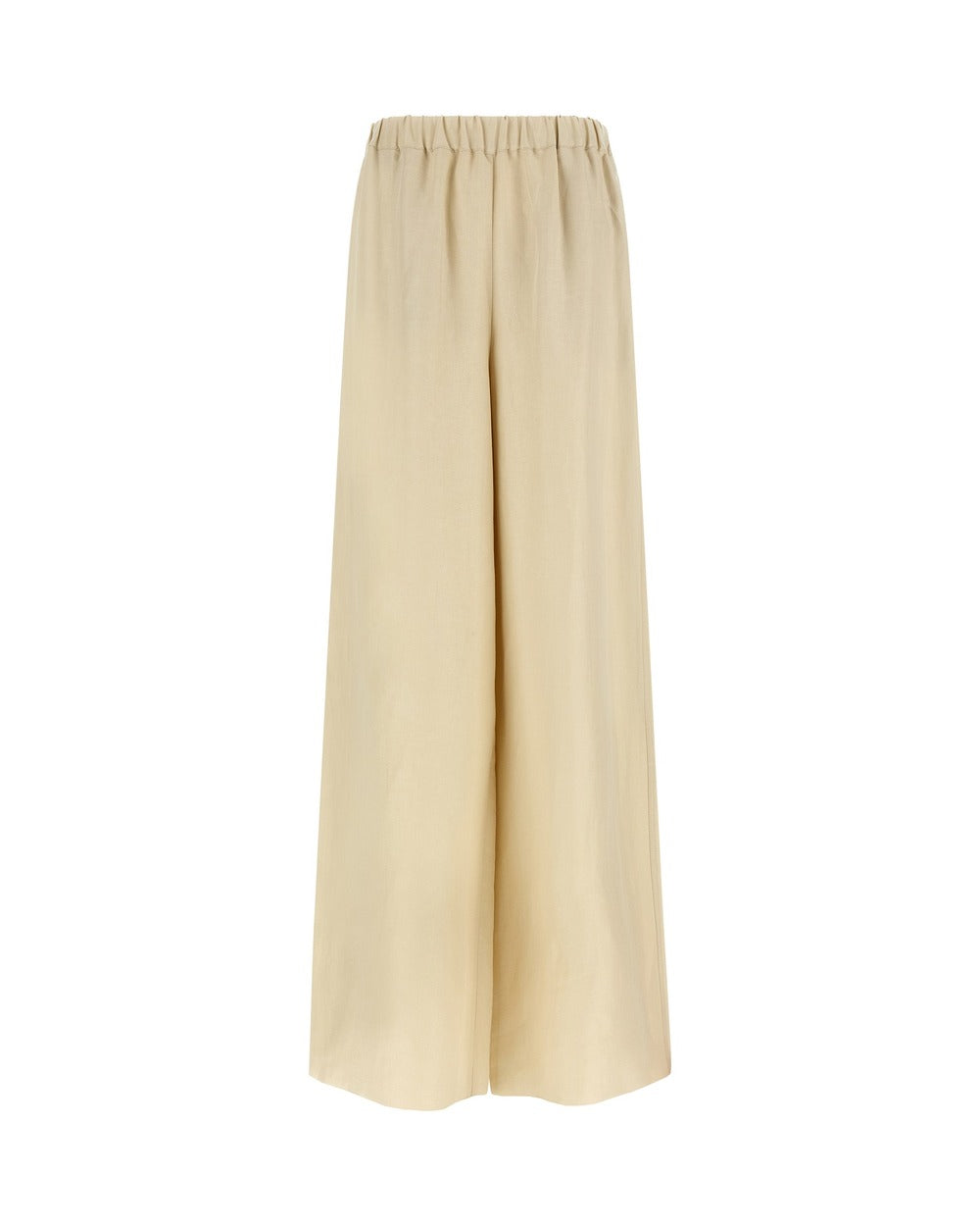 Max Mara Beige Linen Casual Pants