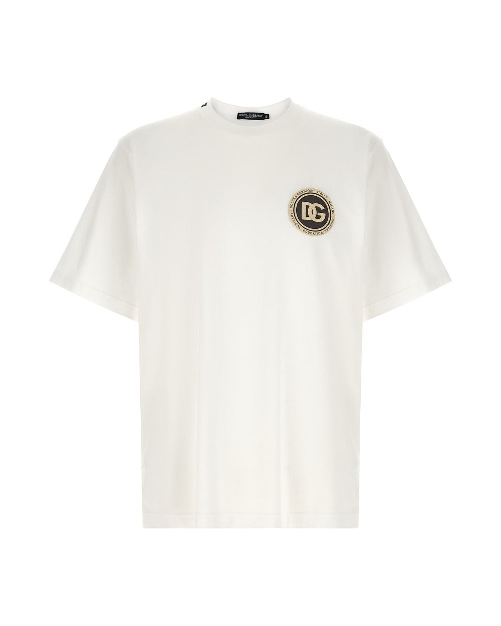 Dolce & Gabbana White Cotton T-Shirt