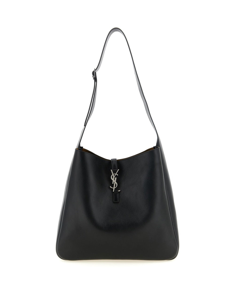 Saint Laurent Black Calfskin Shoulder Bag