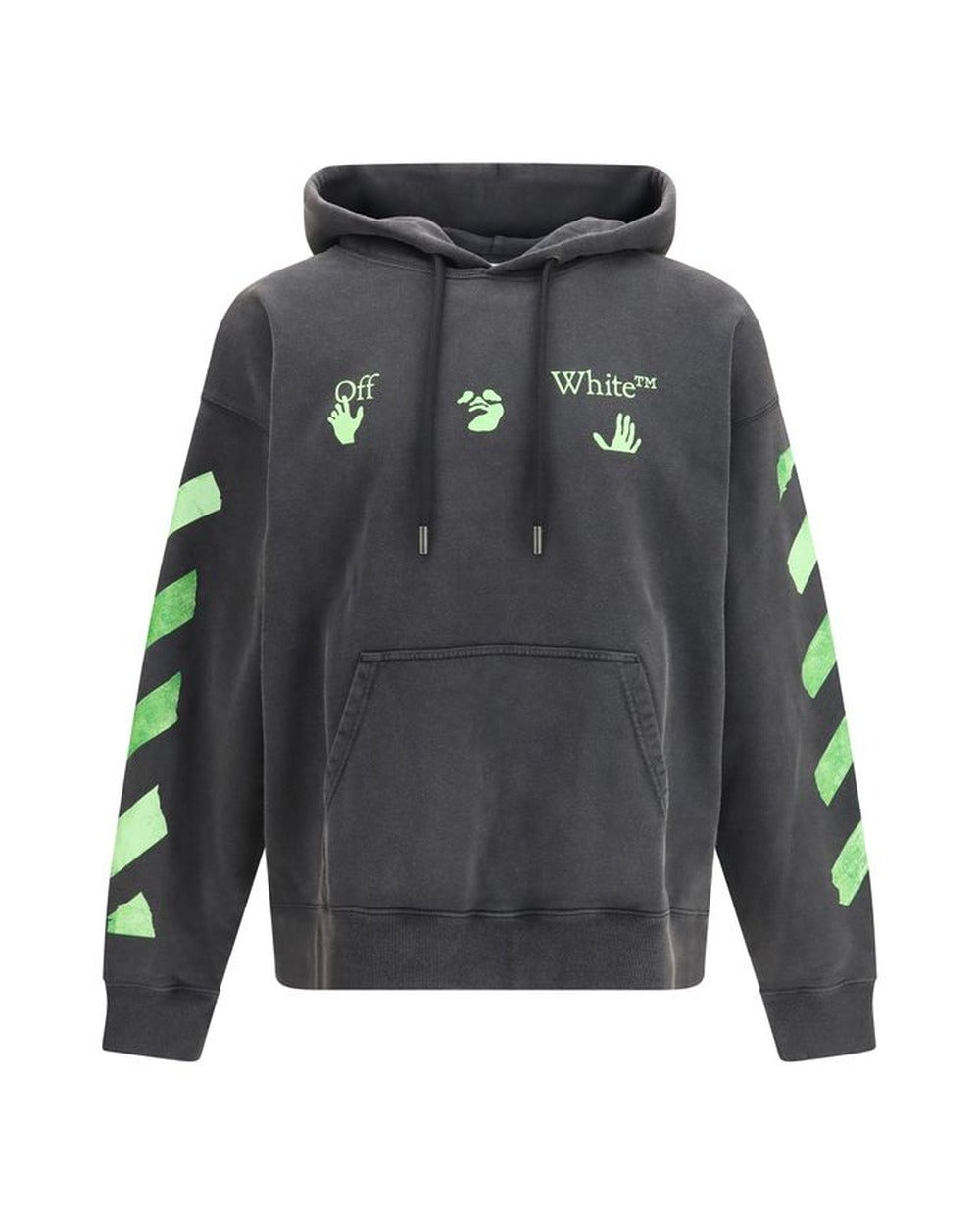 Off-White Gray Cotton Sweatshirt