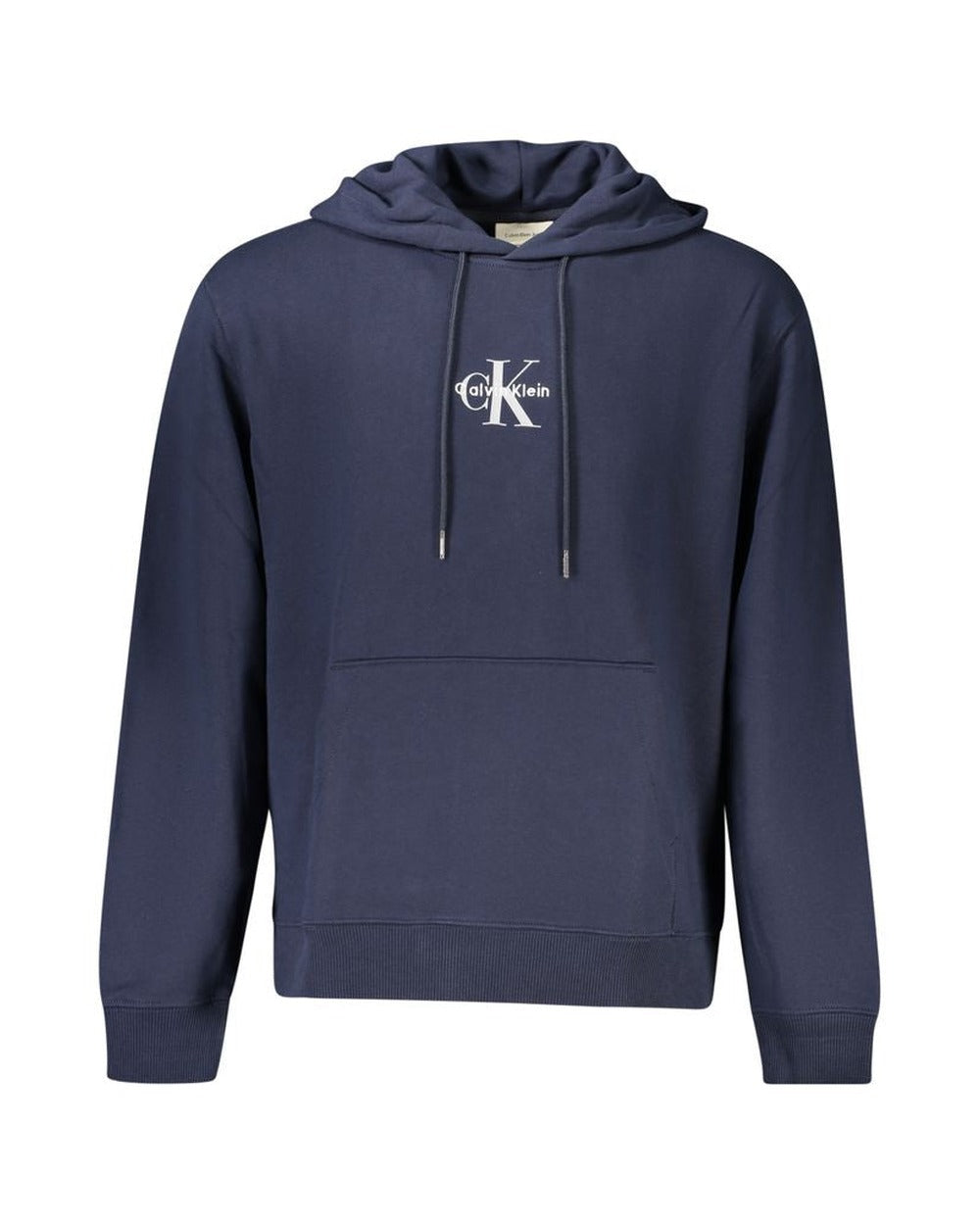 Calvin Klein Blu Cotton Men Sweatshirt