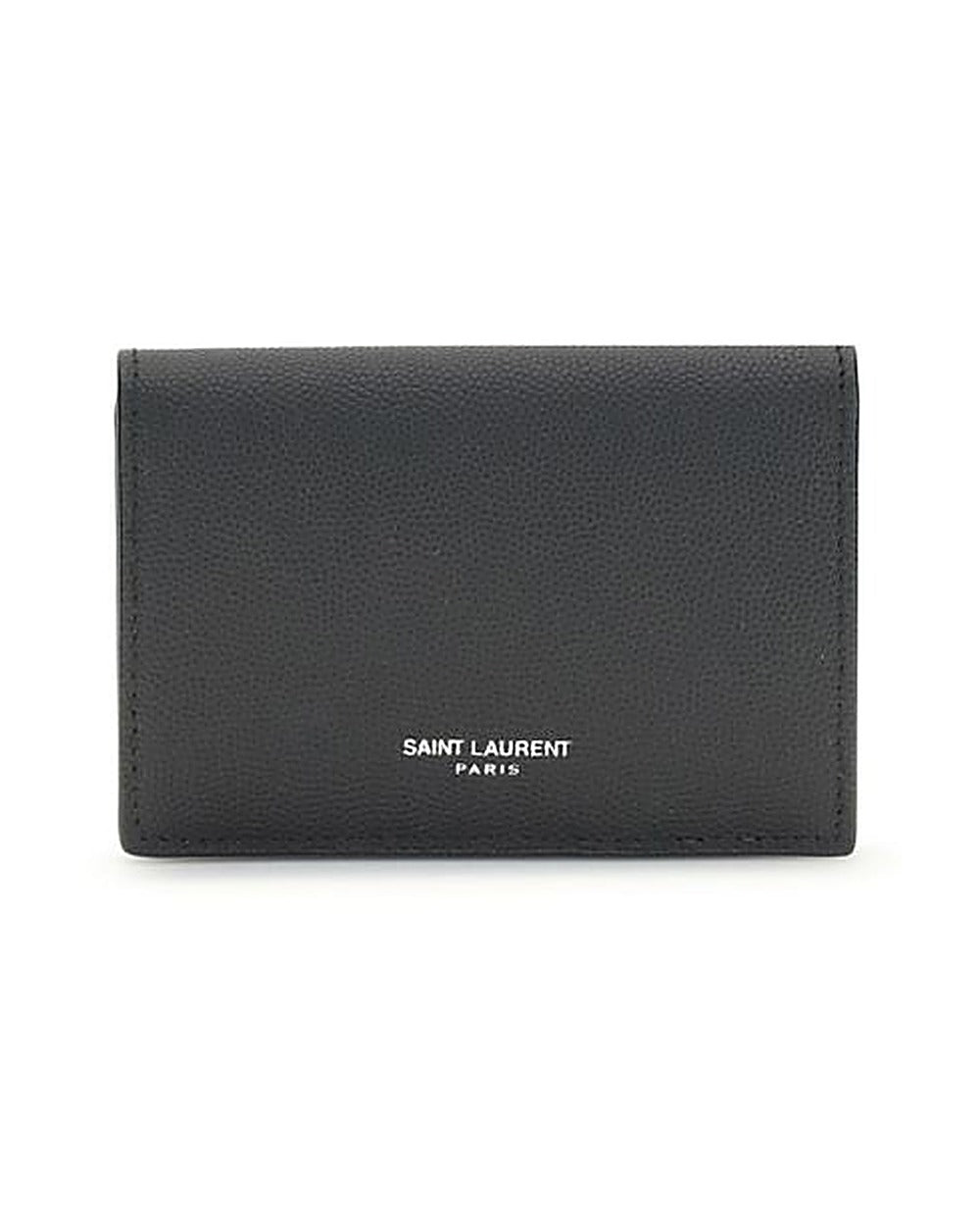 Saint Laurent Black Calf Leather Bos Taurus Wallet