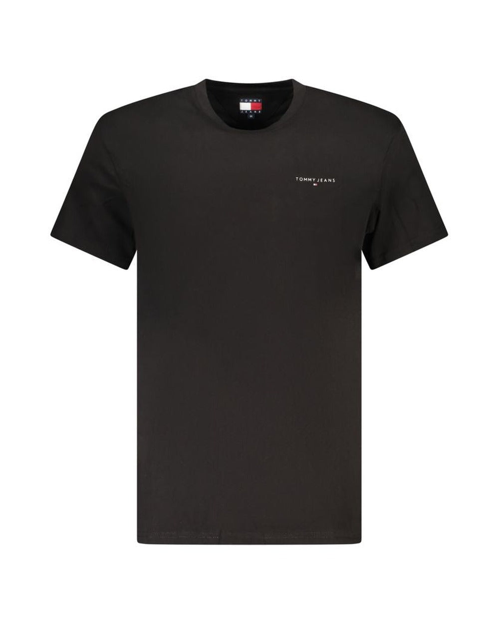 Tommy Hilfiger Black Cotton Men's T-Shirt