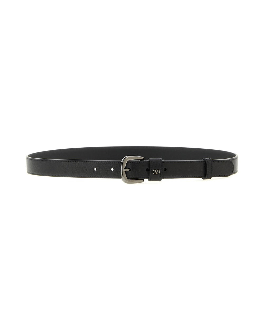 Valentino Garavani Black Calfskin Regular Belt
