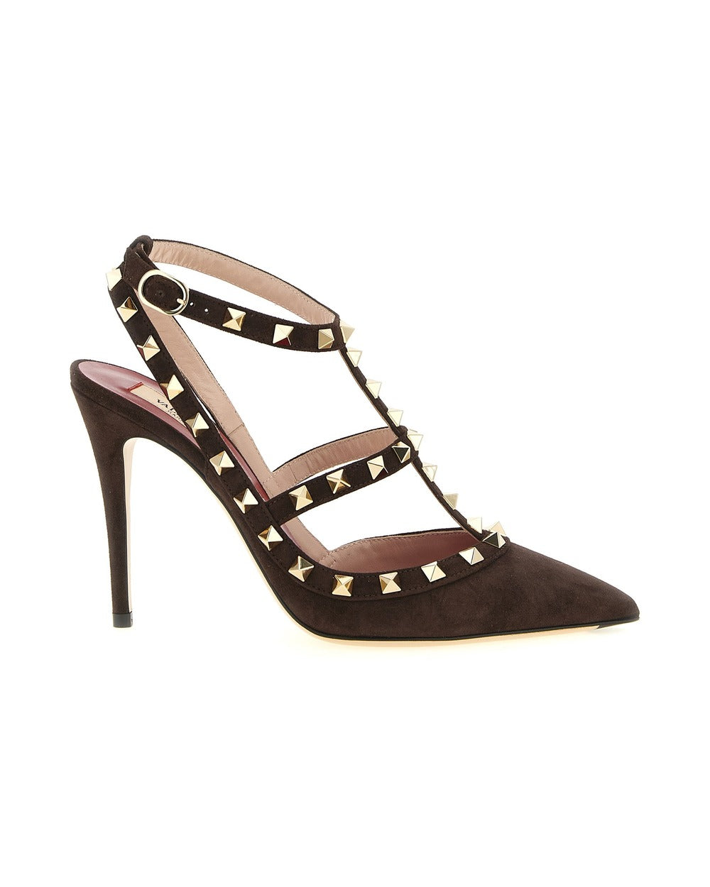 Valentino Garavani Brown Calfskin High Heel Pumps