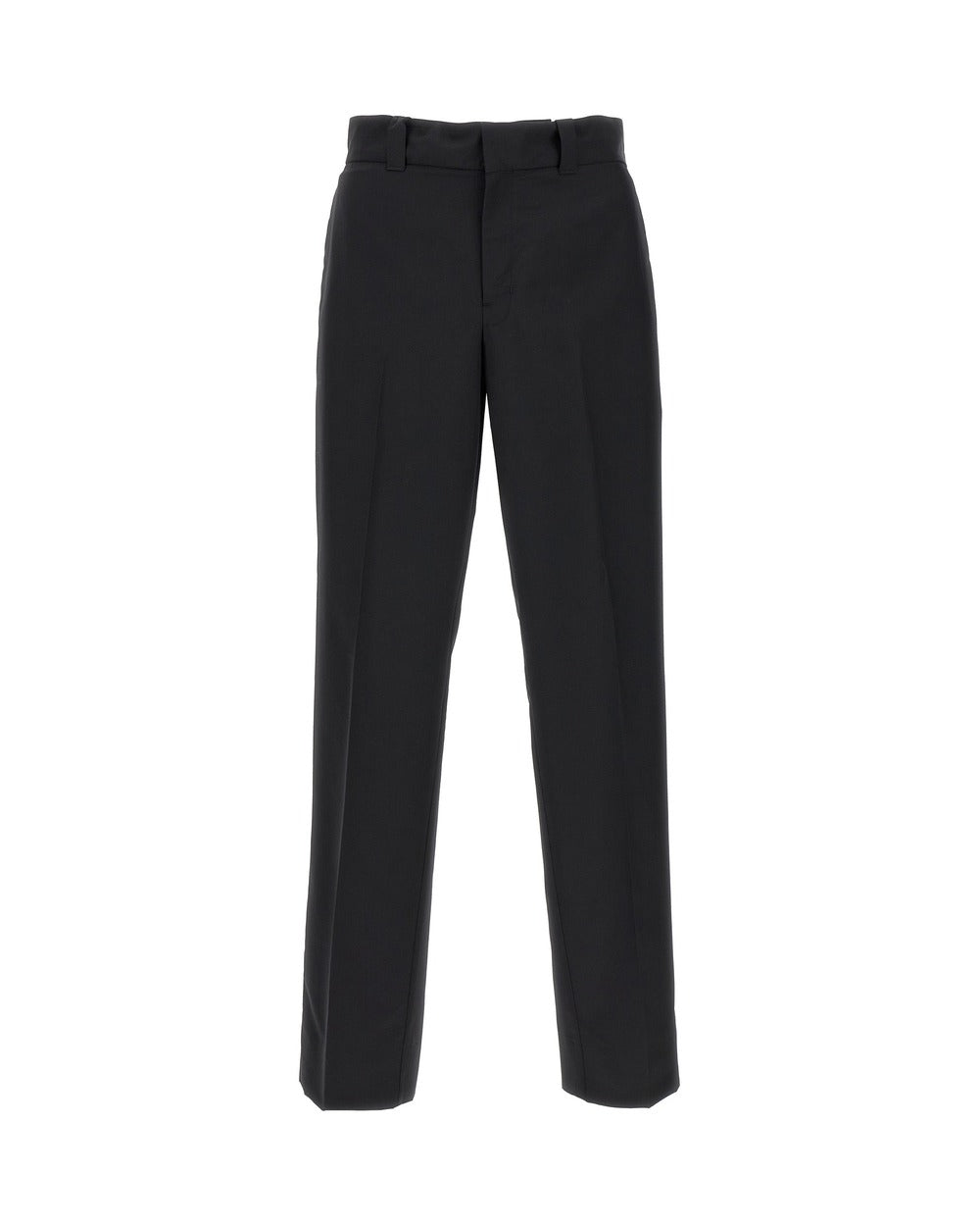 Prada Black Virgin Wool Casual Pants