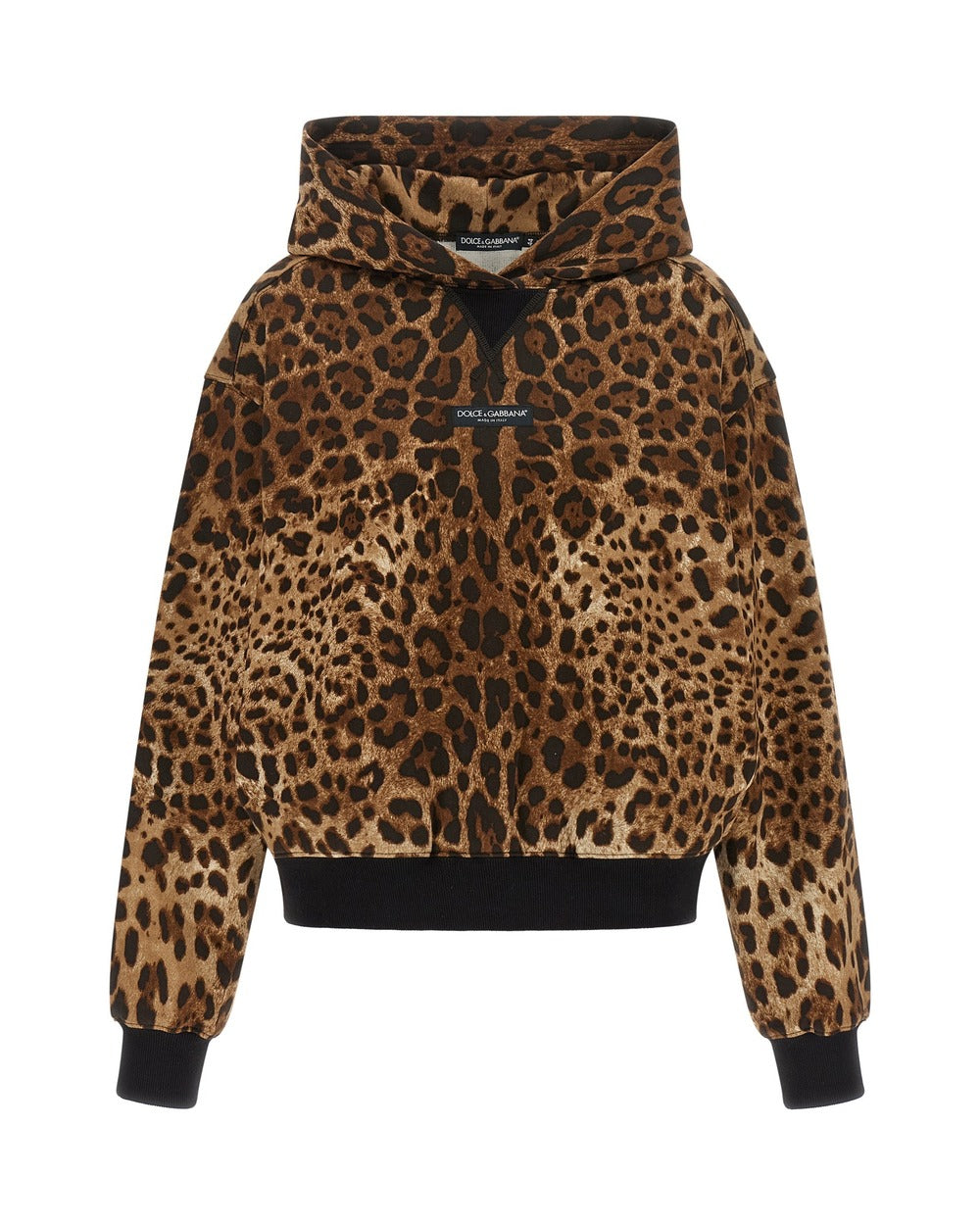 Dolce & Gabbana Brown Cotton Hoodie