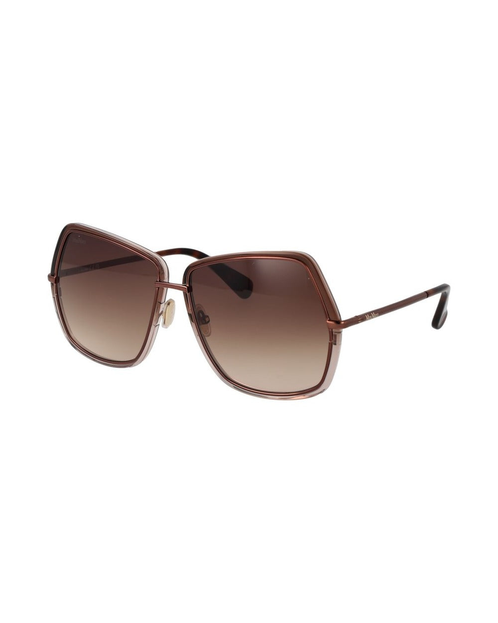 Max Mara Bronze Metal Sunglasses