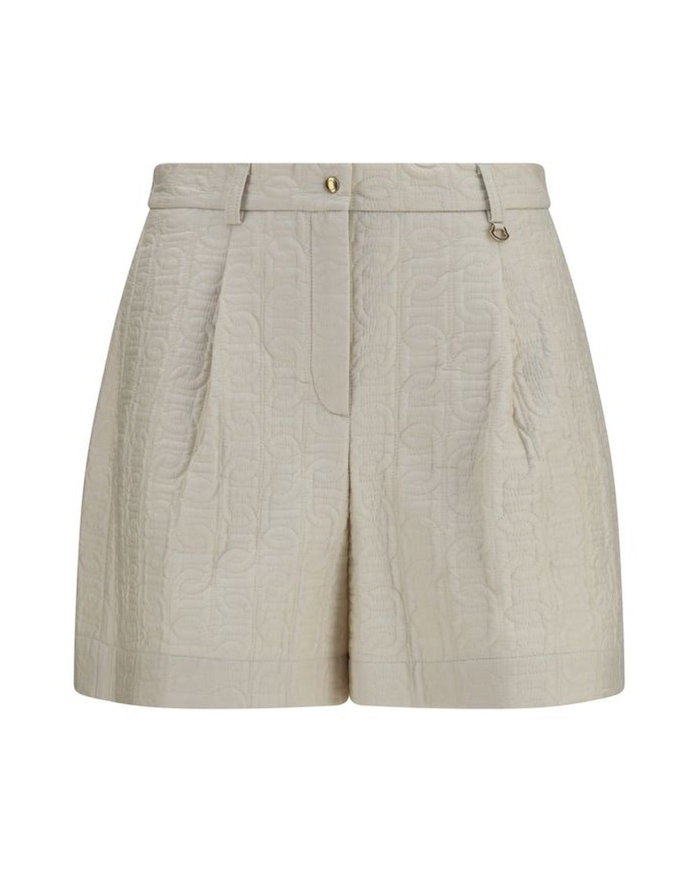 Moncler Beige Polyamide Bermuda Shorts