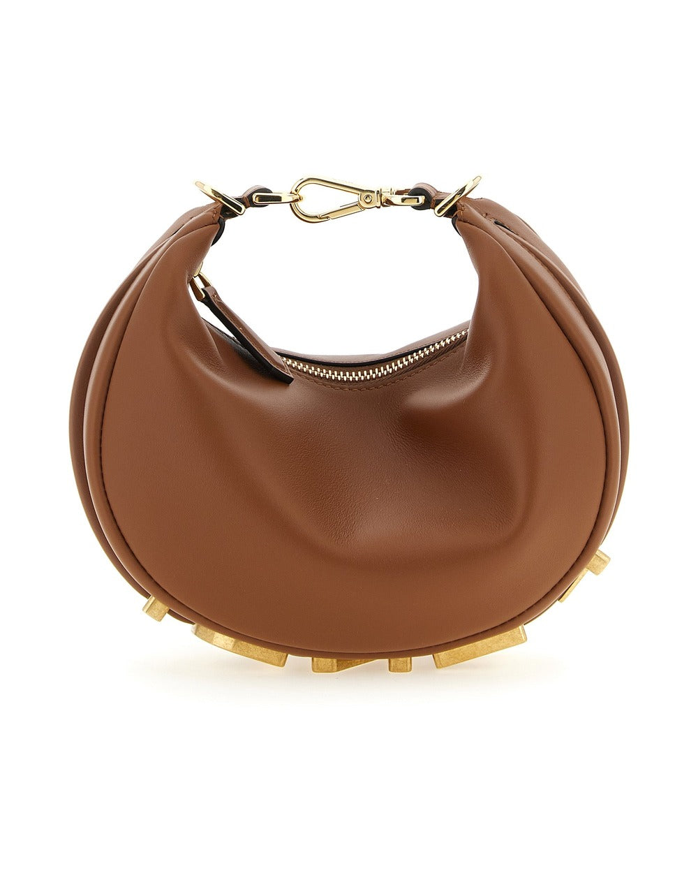 Fendi Brown Calfskin Handbag