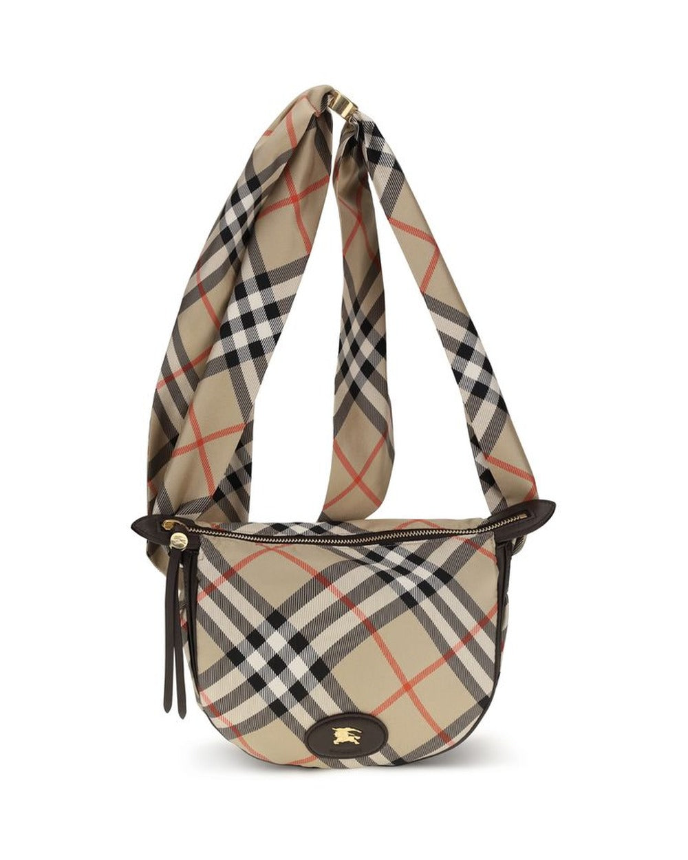 Burberry Beige Silk Shoulder Bag