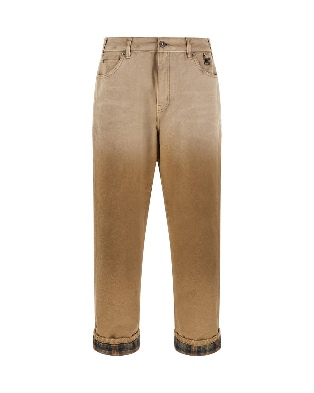 Golden Goose Beige Cotton Casual Pants