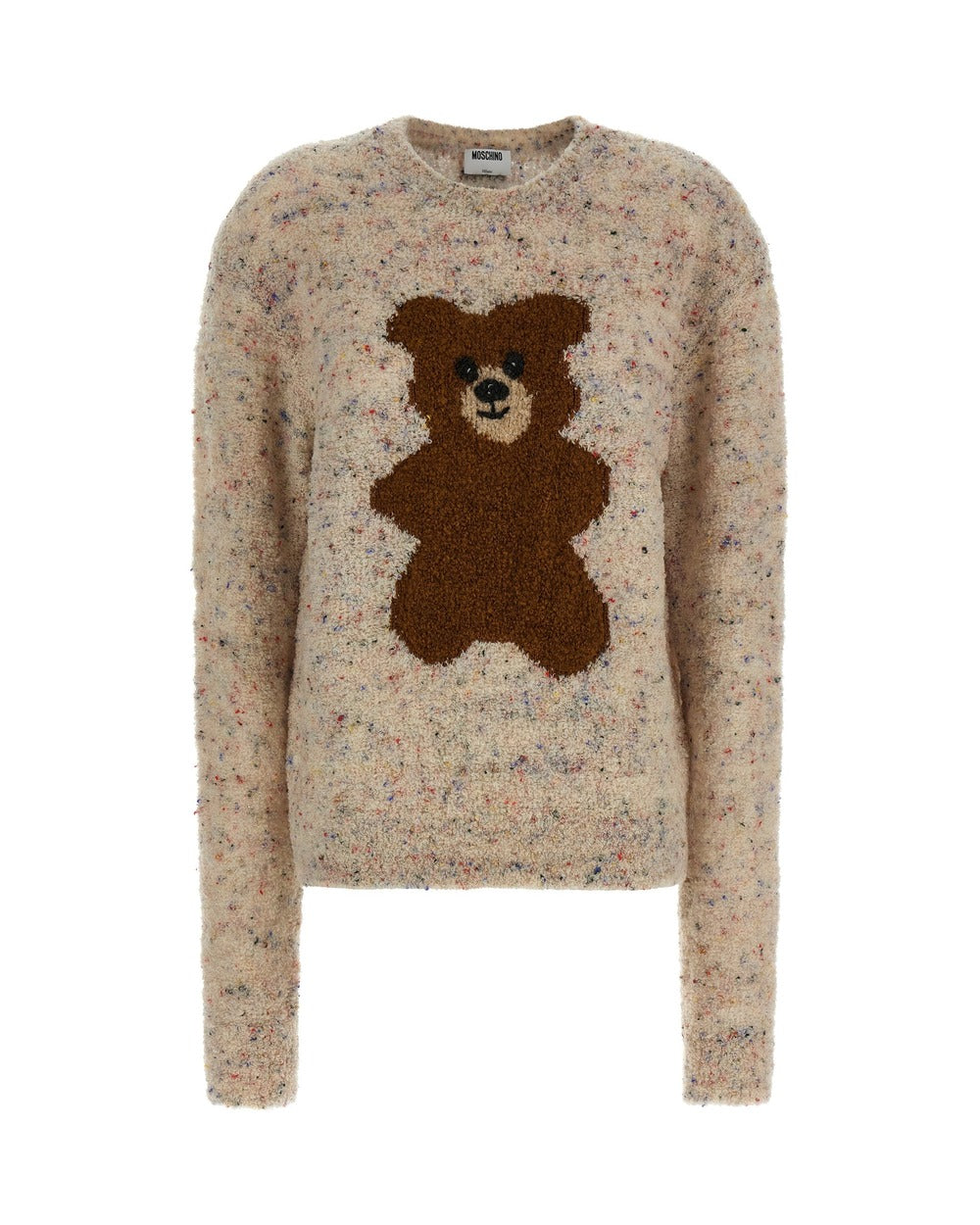 Moschino Multicolor Virgin Wool Cardigan