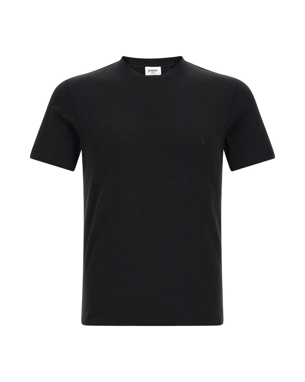 Saint Laurent Black Cotton T-Shirt