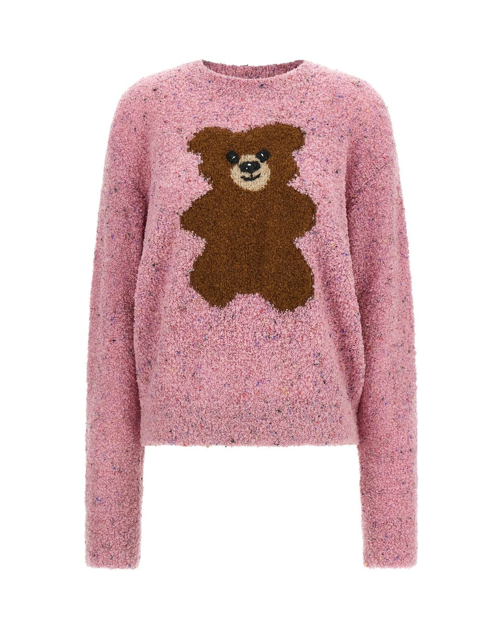 Moschino Multicolor Virgin Wool Cardigan